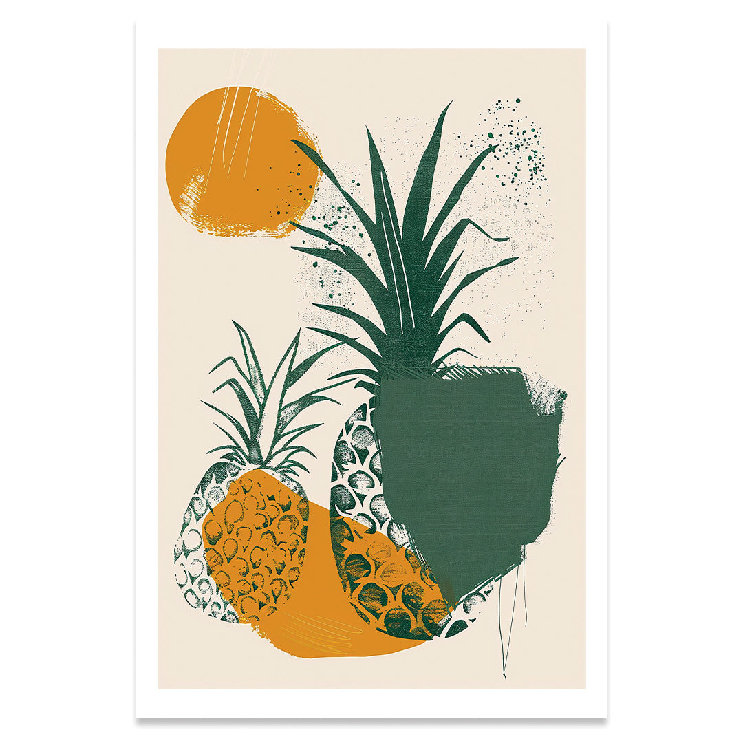 Ananas Soleil AFFICHE