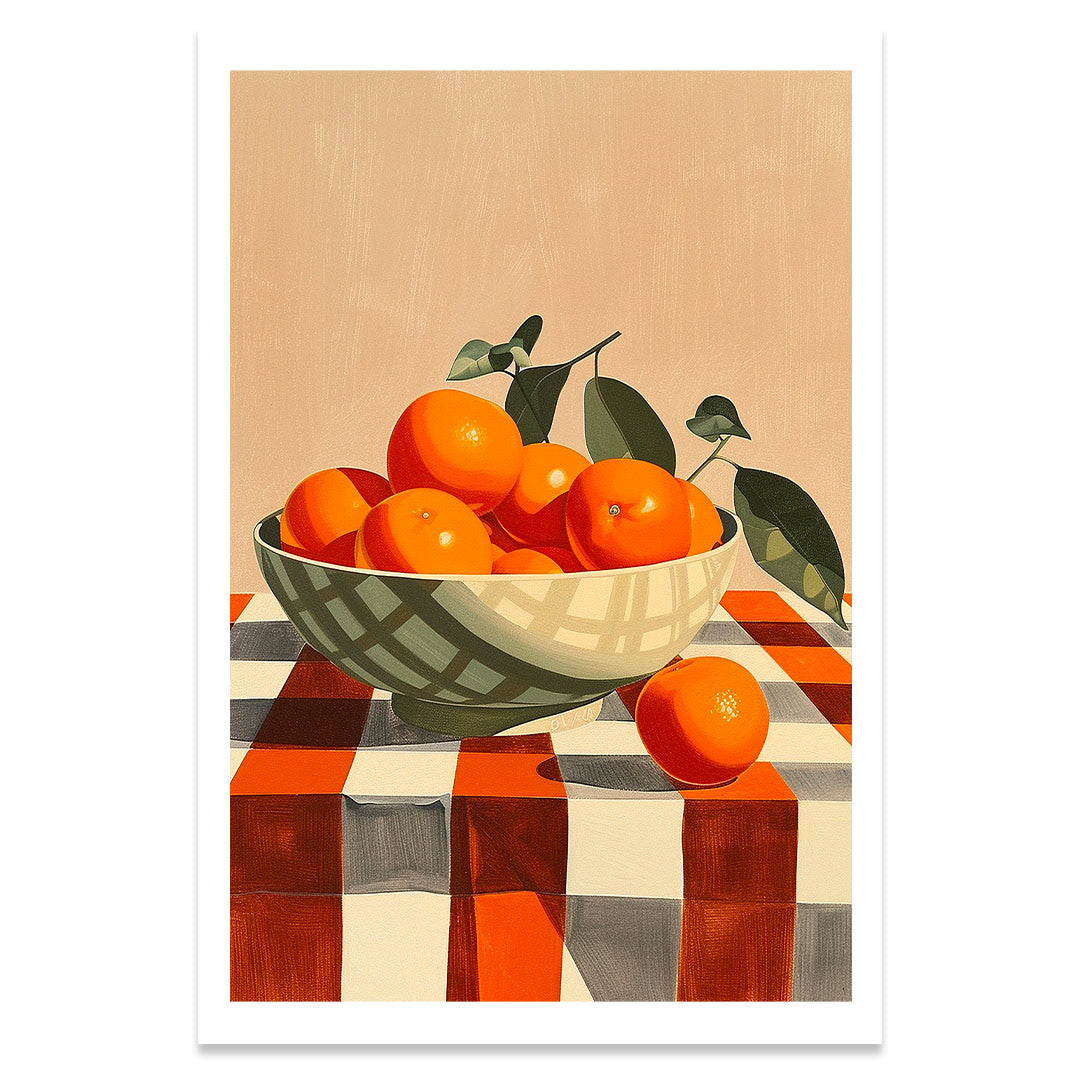 Bowl orange affiche