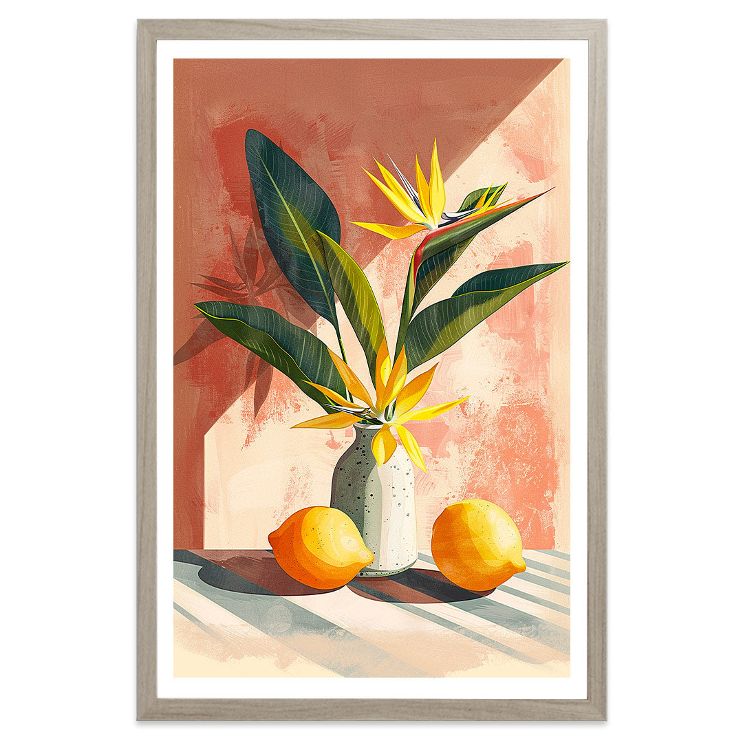 Fleur tropicale affiche