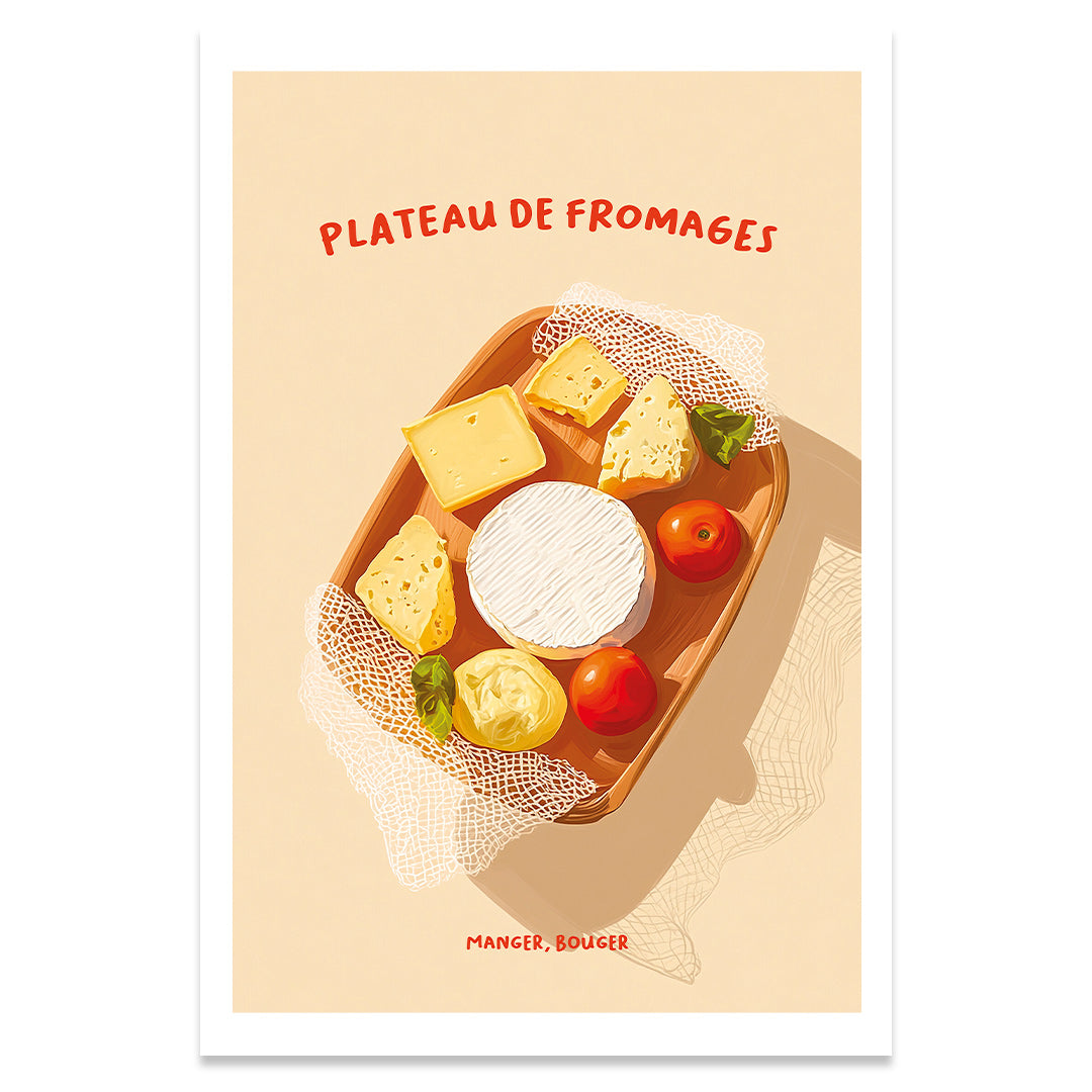 Plateau de fromage affiche