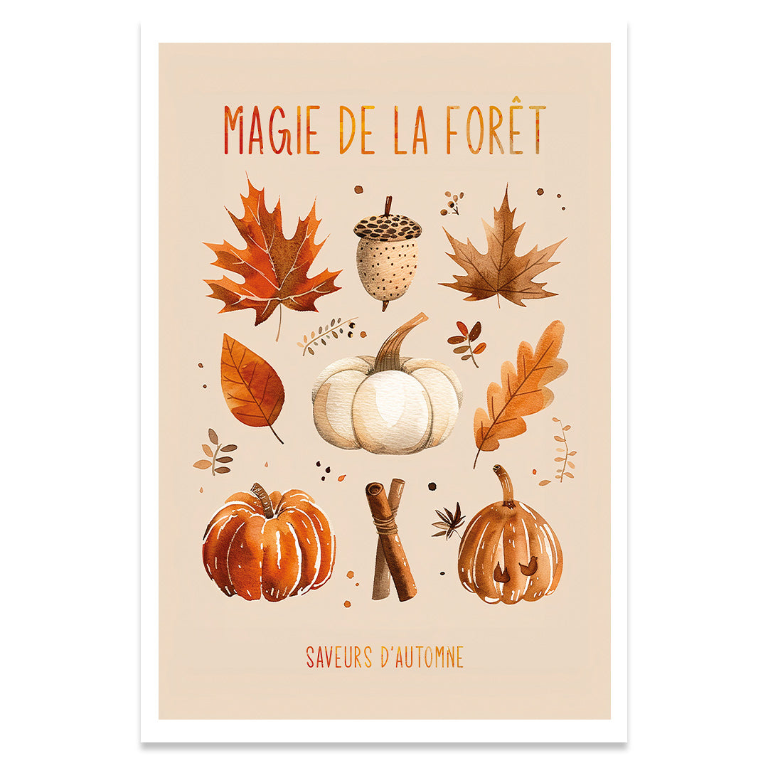 Saveurs d'automne affiche