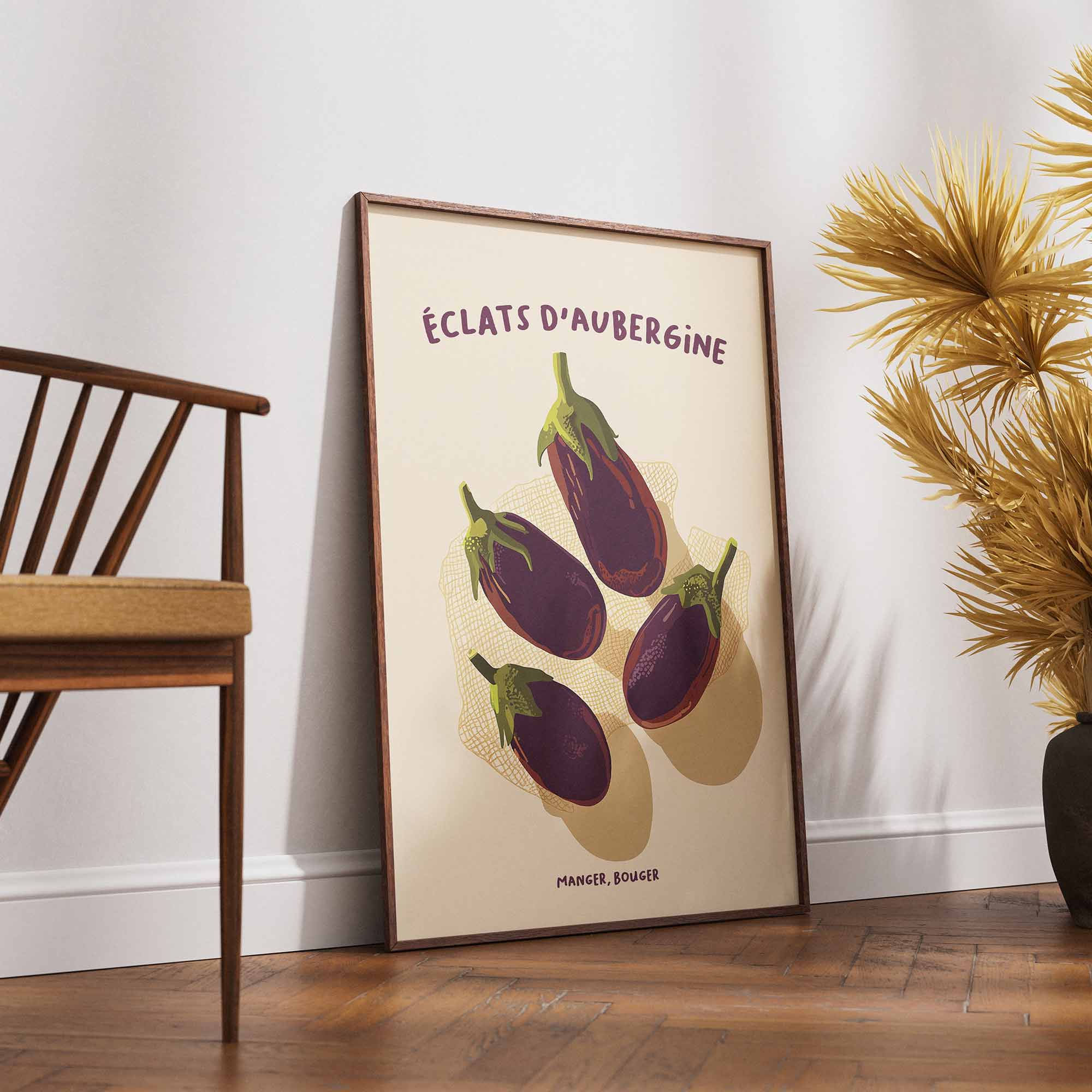 Eclat Aubergine affiche