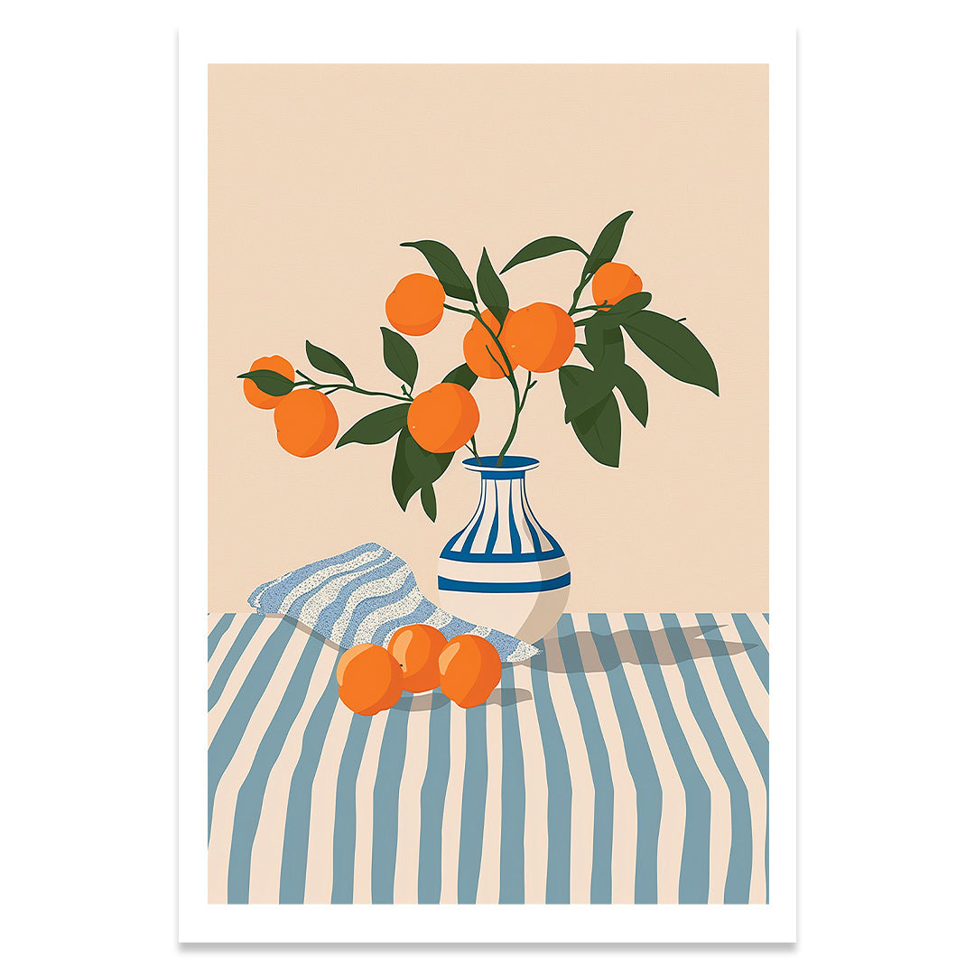 orange fraiche AFFICHE